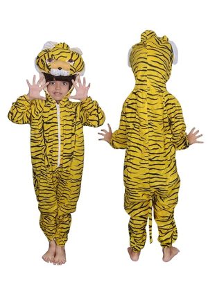 Animal Fancy Dress Tiger Costume Bagh for Kids - Wild Animal