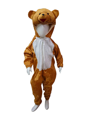 Animal Fancy Dress Brown Bear Costume for Kids - Wild Animal
