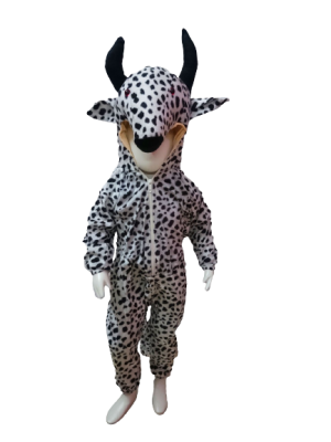 Fancy Dress Cow Costume for Kids - Domestic Animal