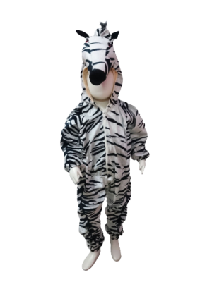 Animal Fancy Dress Zebra Costume for Kids - Wild Animal