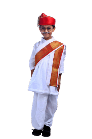 Bal Gangadhar Tilak Freedom Fighter Costume for Boys - Iconic Historical Figure Dress