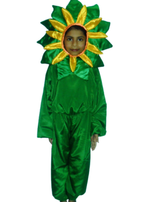 Blooming Fun: Kids' Colorful Flower Fancy Dress Costume -04