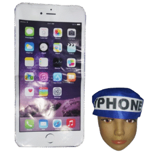 Mobile Master: Flex Printed Cutout & Matching Cap Costume Set