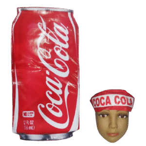 Sip & Celebrate: Coca-Cola Cutout & Cap Costume Set