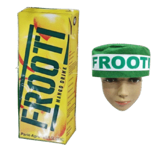 Frooti Fun: Flex Printed Cutout & Matching Cap Costume Set