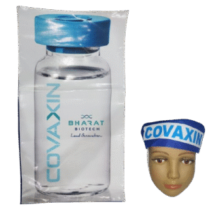"Vax On!" Covaxin Fancy Dress Kit: Cutout & Cap