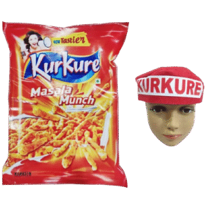 Kurkure Kraziness: Flex Printed Cutout & Matching Cap Set