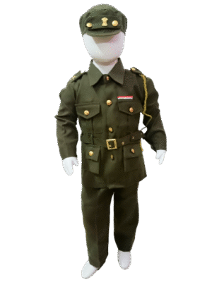 Indian Military Soldier Costume for Kids - Patriotic Fancy Dress Uniform