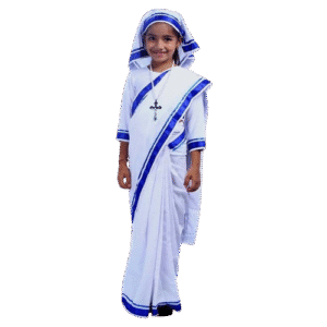 Iconic Mother Teresa Nun Costume for Girls - Symbol of Compassion & Service Dress