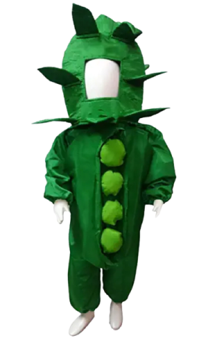 Fancy Dress Peas Costume for Kids - Vegitable