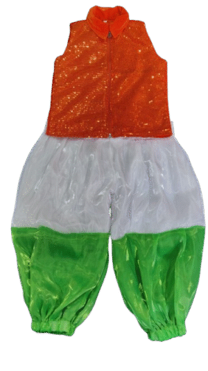 Tri-Colour Boys Set - Orange, White & Green for National Celebrations! -01