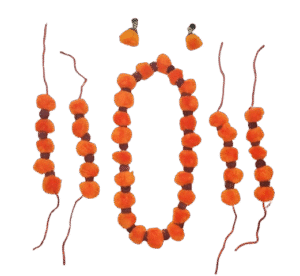 Rudraksha Mala Set for Fancy Dress & Jhanki - Perfect for Vanwashi Ram, Sita