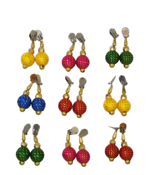 Moti Jewellery for Raja/Lord Fancy Dress & Jhanki - Kundal 08