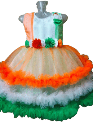 Girls' Western Frock Costume - Dazzle & Delight! (Tri colour)