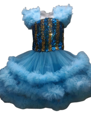Girls' Western Frock Costume - Dazzle & Delight! (Blue)