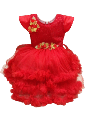 Girls' Western Frock Costume - Dazzle & Delight! (Red)