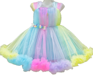 Girls' Western Frock Costume - Dazzle & Delight! (Rainbow)