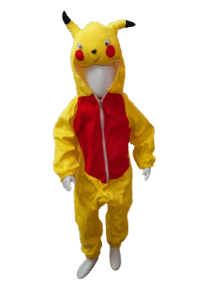 Adorable Pikachu Cartoon Costume for Kids - Pokémon Fancy Dress!