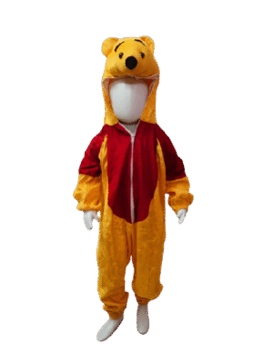 Adorable Winnie the Pooh Cartoon Costume for Kids - Beloved Bear Fancy Dress!
