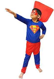 Classic Superman Superhero Costume for Kids - Unleash Your Inner Hero!