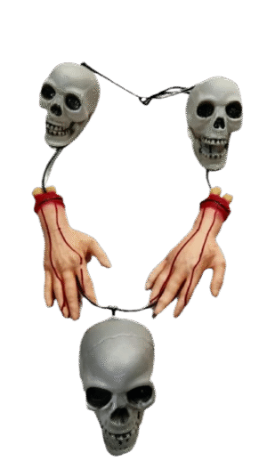 Authentic Skull Prop : Mundmala for Jhanki - 01