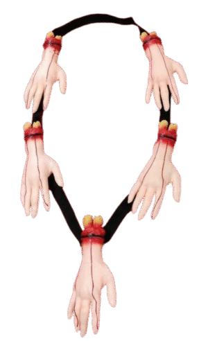 Authentic Skull Prop : Mundmala for Jhanki - 02