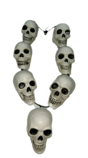 Authentic Skull Prop : Mundmala for Jhanki - 04