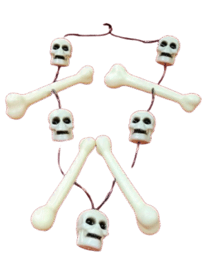 Authentic Skull Prop : Mundmala for Jhanki - 12