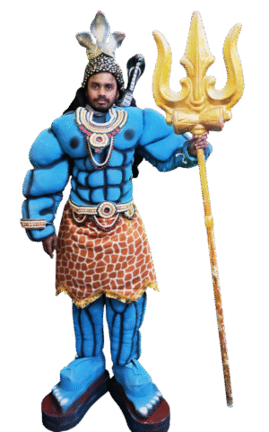 Majestic Bahubali Shiv Mahakal Costume for Adults - Deluxe Fancy Dress Set