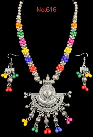 Oxidized Jewellery: Single Layer Necklace - 1