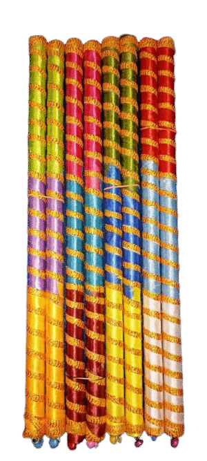Colorful Dandiya Sticks-1: Get Ready to Dance!