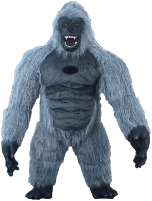 Giant Inflatable GorillaGorilla Costume for Adults (Grey)