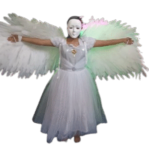 Majestic White Cosplay Wings Prop