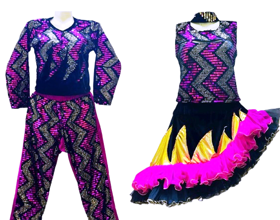 Western Exclusive Dance Costume (WED-06)- Rani GoldenZik Zak